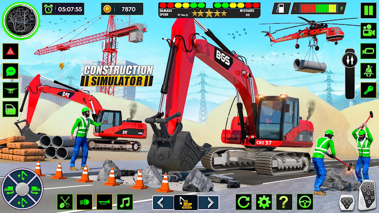 #5. Real Offroad Construction Game (Android) By: Game Pace