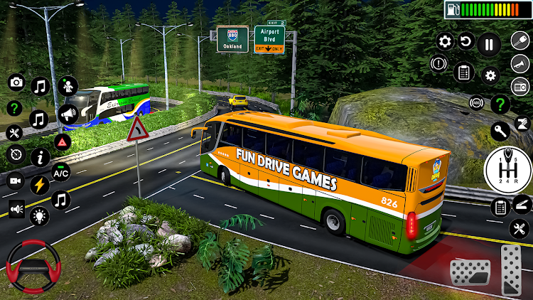 #10. Bus Driving Games : Bus Games (Android) By: Fun Drive Games