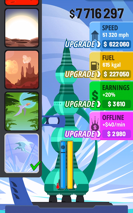 #6. Rocket Sky! (Android) By: Kwalee Ltd