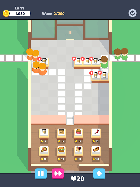 #6. Eatrunners (Android) By: Kiragan Games