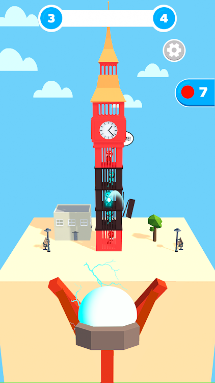 #2. Slingshot Smash－Shooting Range (Android) By: CASUAL AZUR GAMES