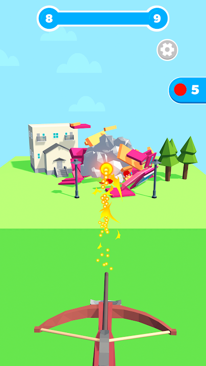 #6. Slingshot Smash－Shooting Range (Android) By: CASUAL AZUR GAMES