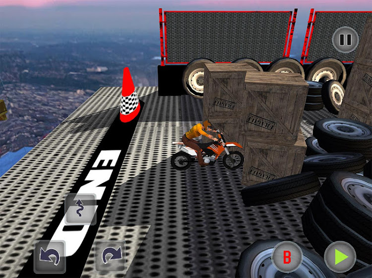 #6. Bike Stunts Game : Bike Game (Android) By: Fragrance Games LLC