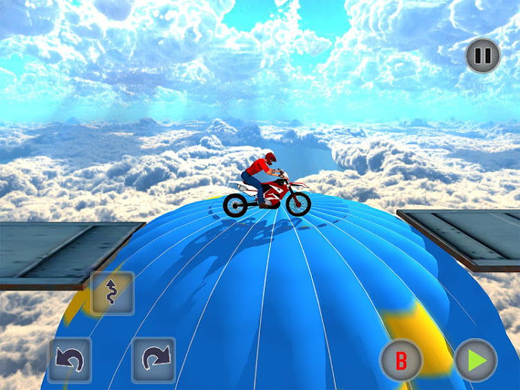 #7. Bike Stunts Game : Bike Game (Android) By: Fragrance Games LLC