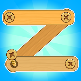 Nuts & bolts wood puzzle game