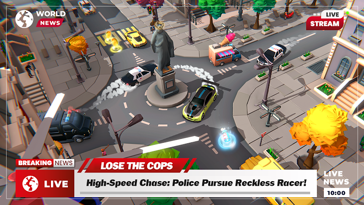 #7. Police Car Chase: Police Games (Android) By: Connect Game Studios - Car Racing Games