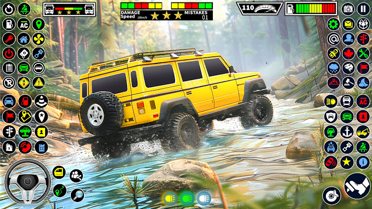 #6. Offroad Jeep Driving Adventure (Android) By: Awesome Games Studios