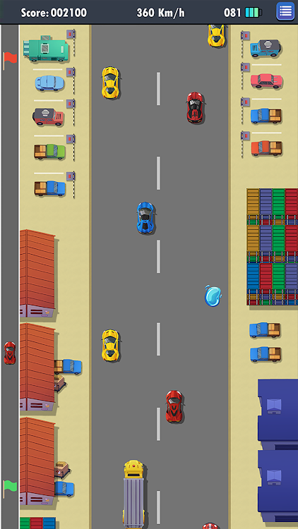 #5. Road Fighter Retro (Android) By: PerseusGames