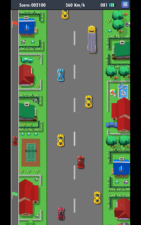 #6. Road Fighter Retro (Android) By: PerseusGames