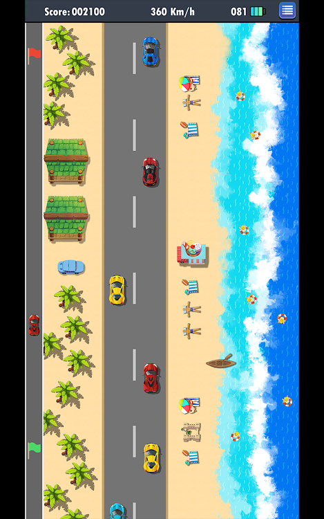 #8. Road Fighter Retro (Android) By: PerseusGames