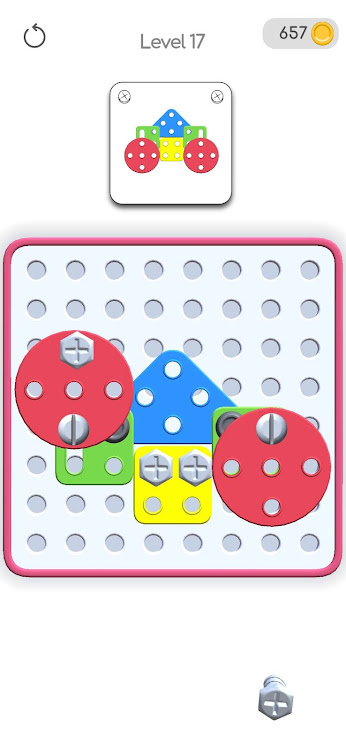 #5. Screw Puzzle (Android) By: ROOF GAMES OYUN YAZILIM VE PAZARLAMA A.Ş