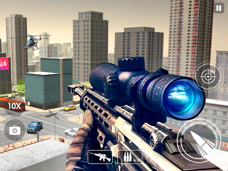 #8. Fps Sniper Gun Shooter Games (Android) By: Oscar Games