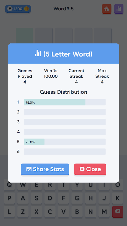 #4. Woriddle! Word Guess Challenge (Android) By: Eggies