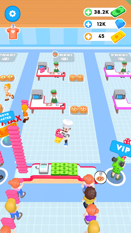 #6. Pizza Rush (Android) By: Yamy Studio