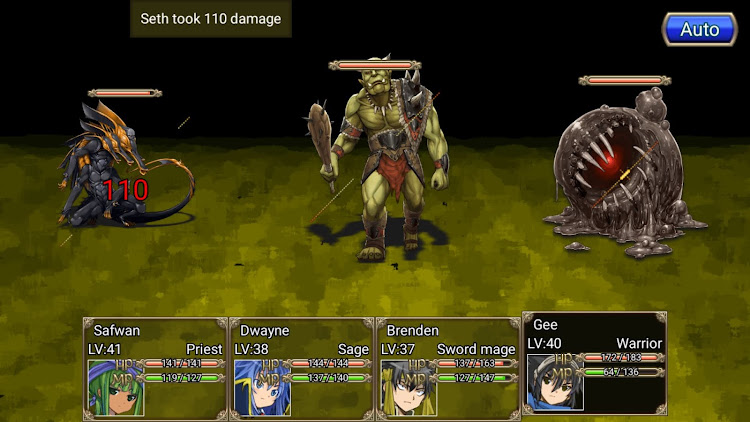 #10. Dungeon RPG -Abyssal Dystopia- (Android) By: シフトアップネット