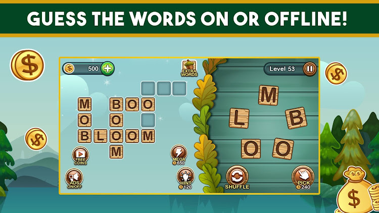 #4. Word Nut - Word Puzzle Games (Android) By: Super Lucky Games LLC