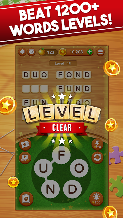 #10. Word Collect - Word Games Fun (Android) By: Super Lucky Games LLC