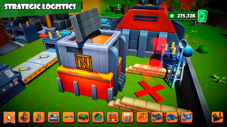 #4. Gunsmith: Factory World Tycoon (Android) By: Dev Hub Games