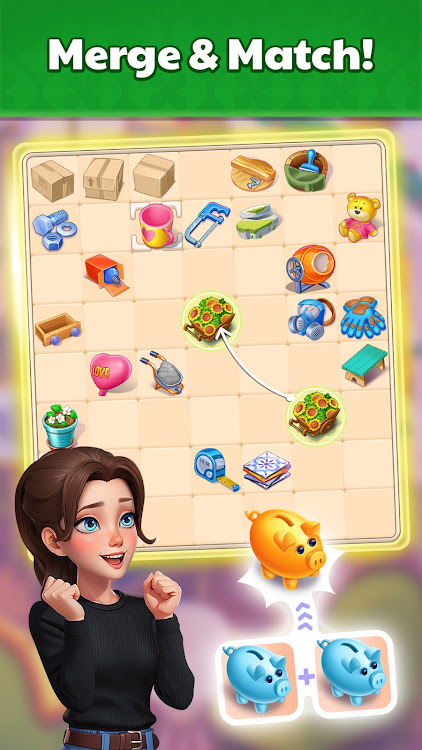 #8. Merge Secrets : Merge Games (Android) By: GameAnnie