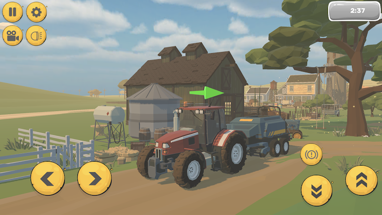 #5. Real Tractor Driving Simulator (Android) By: ANCAMA