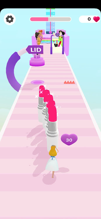 #2. Lipstick Stack (Android) By: Hyper casual go go