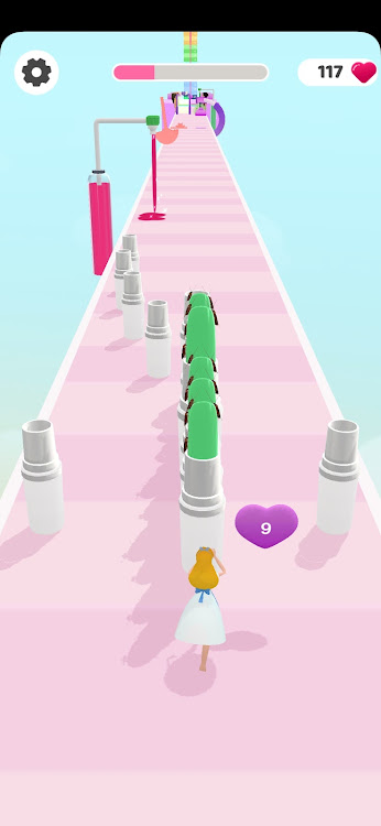 #5. Lipstick Stack (Android) By: Hyper casual go go