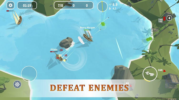 #3. Corsair Ships: Battleship Game (Android) By: Gameshow Theater