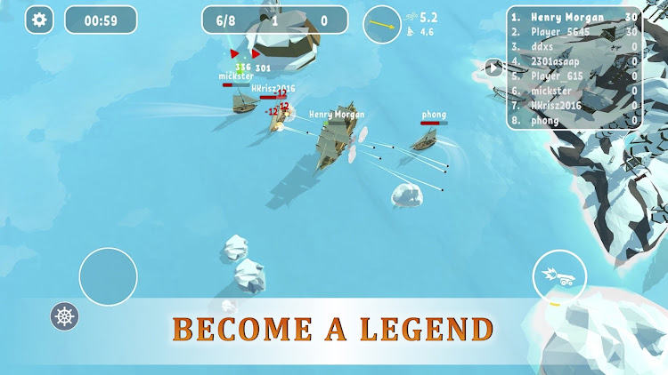 #6. Corsair Ships: Battleship Game (Android) By: Gameshow Theater