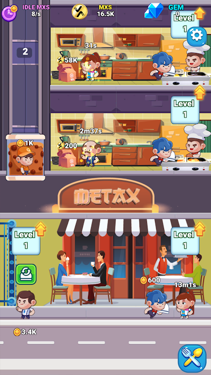 #2. Food Madness (Android) By: MXS Games