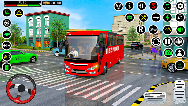 #2. Bus Games 3d:Bus Simulator (Android) By: Myzm Globel