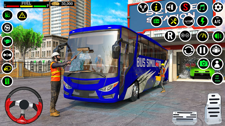 #5. Bus Games 3d:Bus Simulator (Android) By: Myzm Globel