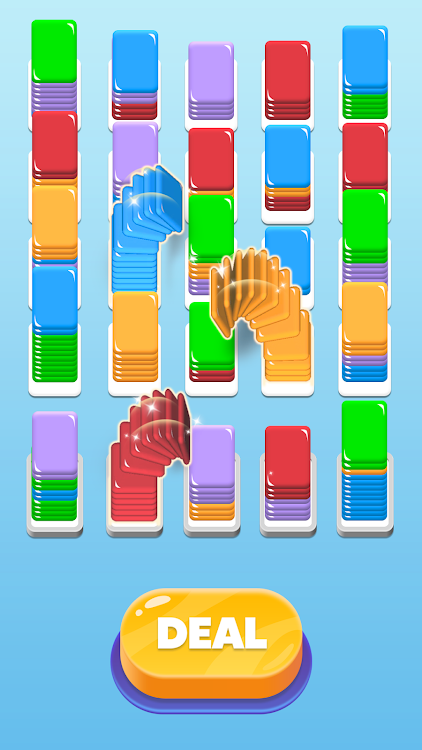 #2. Card Shuffle - Sort Puzzle (Android) By: WeMaster Games