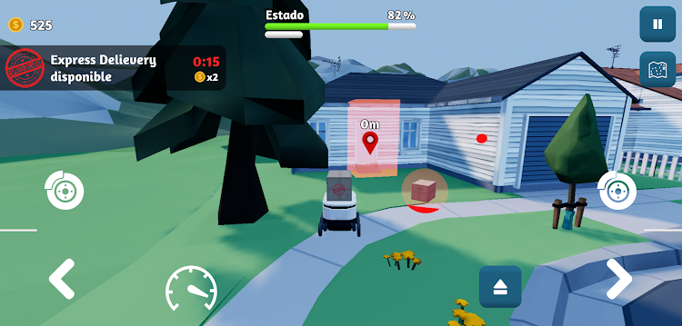 #3. Delivery Bots: Package Madness (Android) By: Tobías Wunsch