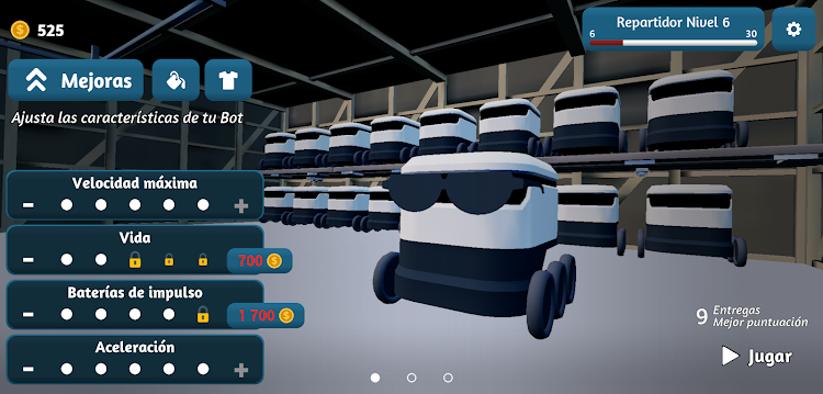 #7. Delivery Bots: Package Madness (Android) By: Tobías Wunsch