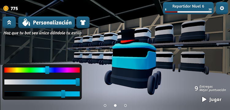 #8. Delivery Bots: Package Madness (Android) By: Tobías Wunsch