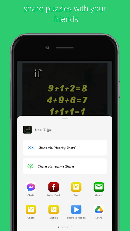 #2. Mathpuzz - 100+ math puzzles (Android) By: soma sekhar