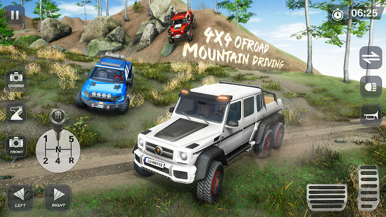 #9. Offroad Jeep Driving Car Games (Android) By: Contra 3D Games