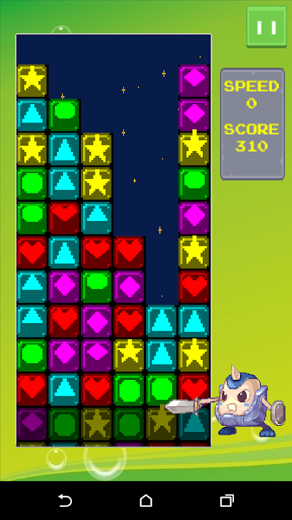 #2. Crack Attack: Block Puzzle (Android) By: PocketStar