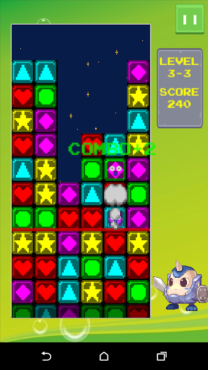 #3. Crack Attack: Block Puzzle (Android) By: PocketStar