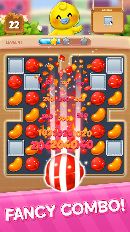 #2. Candy Friends : Match 3 (Android) By: SUPERBOX Inc