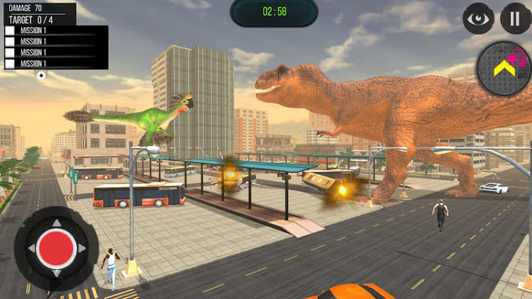 #2. Dinosaur Game Simulator (Android) By: Gamezeniq Technologies