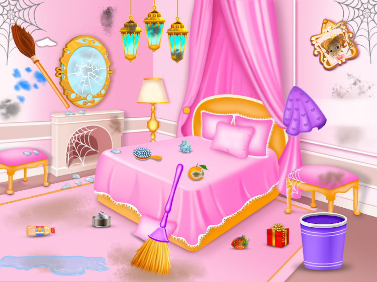 #4. Princess house cleaning advent (Android) By: Gravity Game Studio