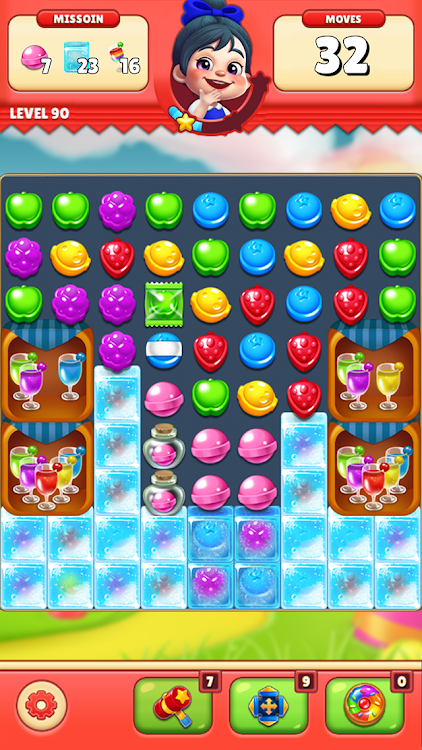 #8. Sugar Hunter®: Match 3 Puzzle (Android) By: SUPERBOX Inc