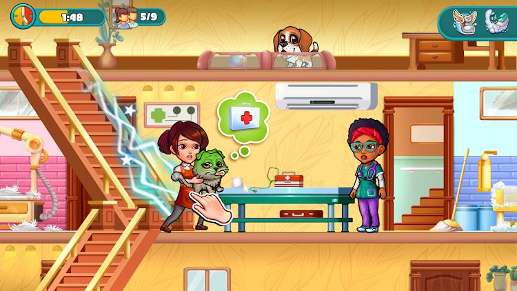 #7. Pet Shop Fever: Animal Hotel (Android) By: Tapps Games - PT