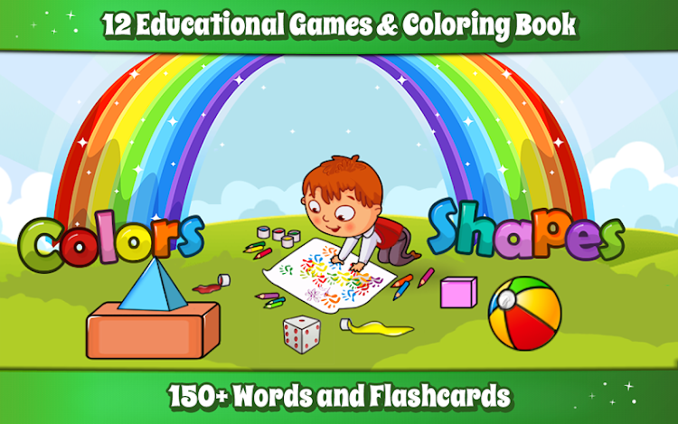 #9. Shapes & Colors Games for Kids (Android) By: GunjanApps Studios