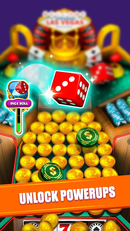 #3. Casino Vegas Coin Party Dozer (Android) By: Mindstorm Studios