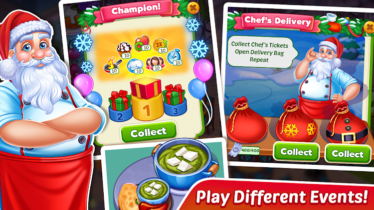 #3. Christmas Fever Cooking Games (Android) By: GameiCreate