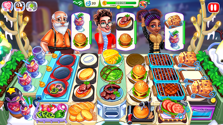 #5. Christmas Fever Cooking Games (Android) By: GameiCreate