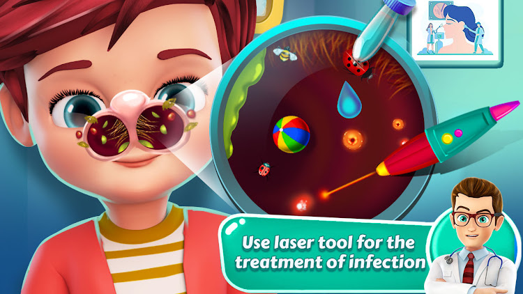 #7. Nose Doctor Surgery Games (Android) By: Taprix