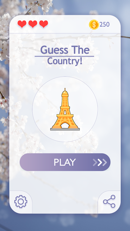 #2. Guess The Country : Quiz Game (Android) By: CityApps Digital Services